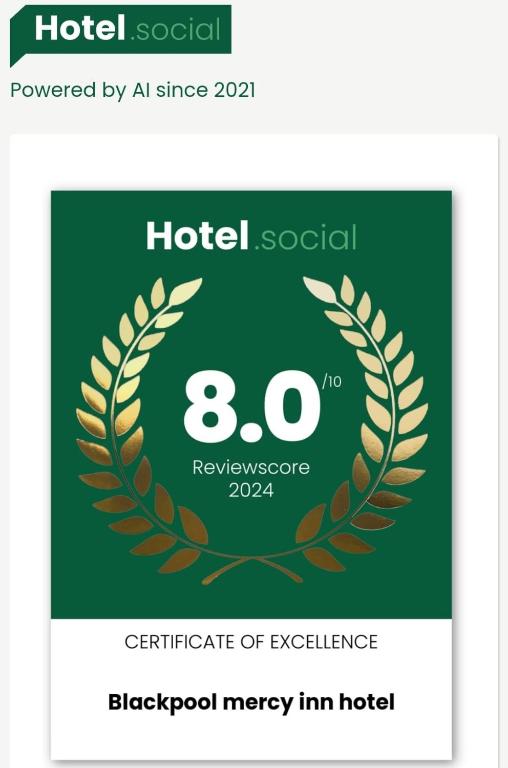 BLACKPOOL MERCY Inn HOTEL - Resim 8