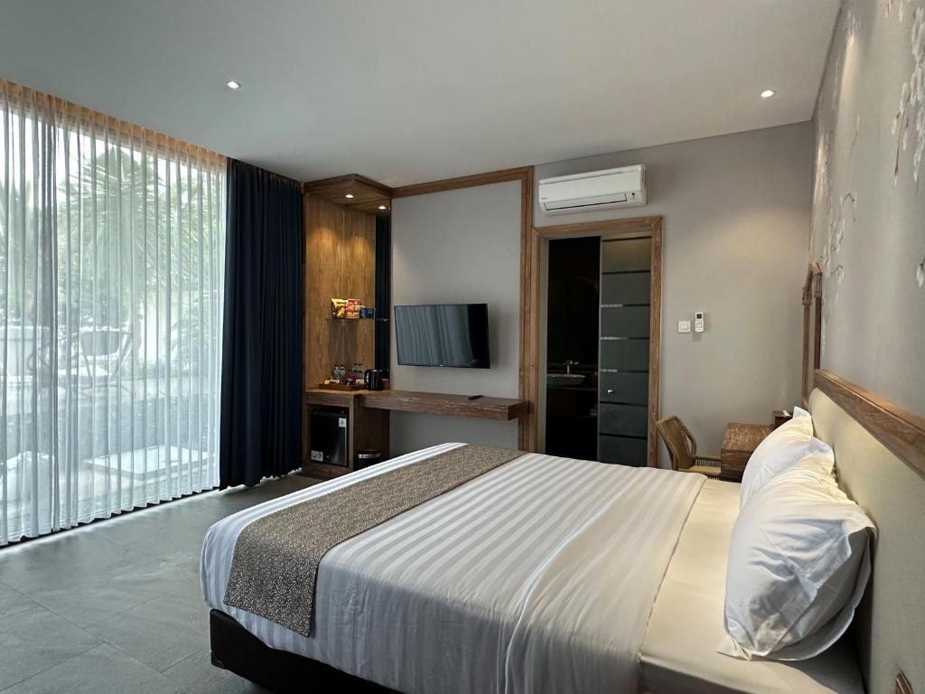 Tabebuya Resto & Resort - Deluxe Double Room With Sea View
