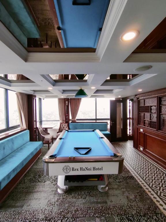 Biliár nebo kulečník v ubytování Rex Hanoi Hotel