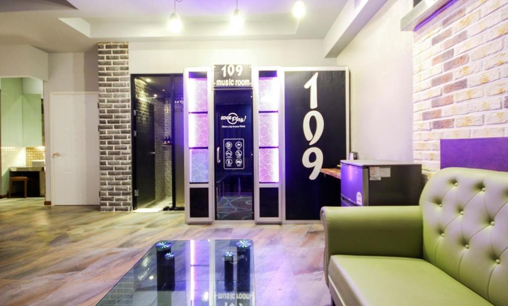 Posezení v ubytování 해운대 109 호텔 부산 Hotel 109 Busan Haeundae