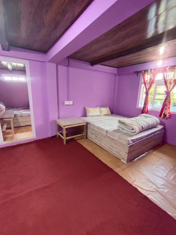 Voodi või voodid majutusasutuse Boho Homestay, Rangbhang toas