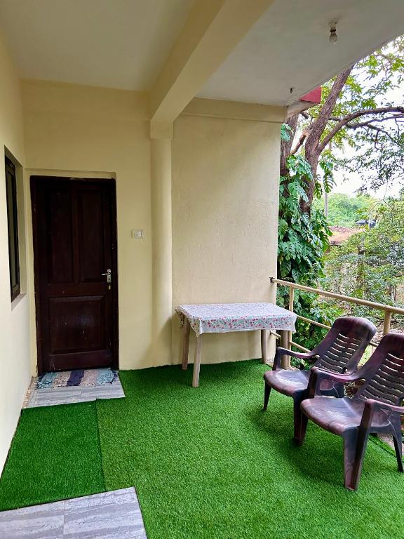 Zahrada ubytování Anjunapalms GuestHouse