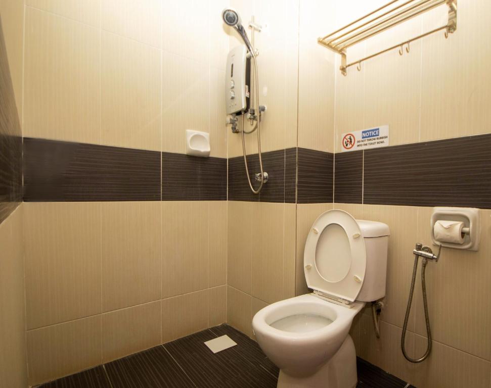 Koupelna v ubytování Sun Inns Hotel Bestari Jaya