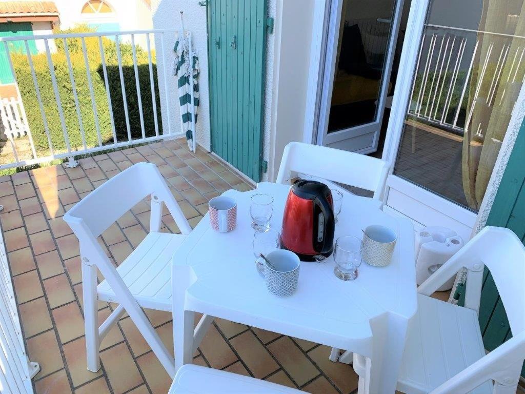 Balkon lub taras w obiekcie Saint Georges de Didonne - AGREABLE APPARTEMENT RENOVE à proximité de la mer