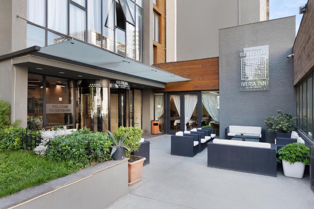 Posezení v ubytování Iveria Inn Hotel