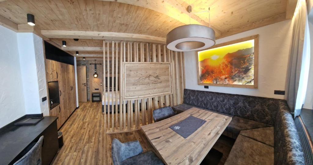 Hotel Garni Romantikにあるシーティングエリア
