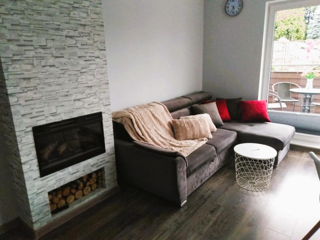 Posezení v ubytování Apartament Oaza Spokojna 24