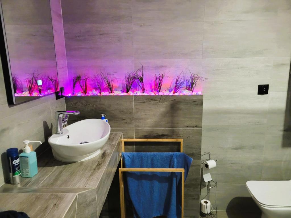 Koupelna v ubytování Apartament Oaza Spokojna 24