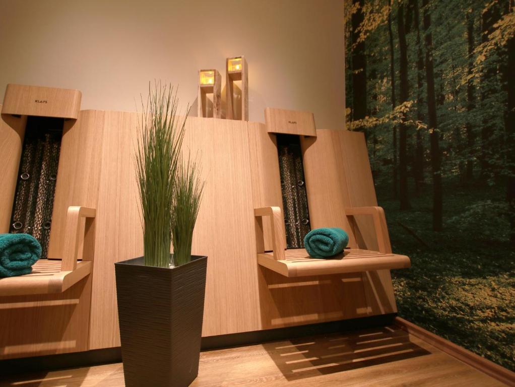 Posezení v ubytování martas Hotel Lutherstadt Wittenberg