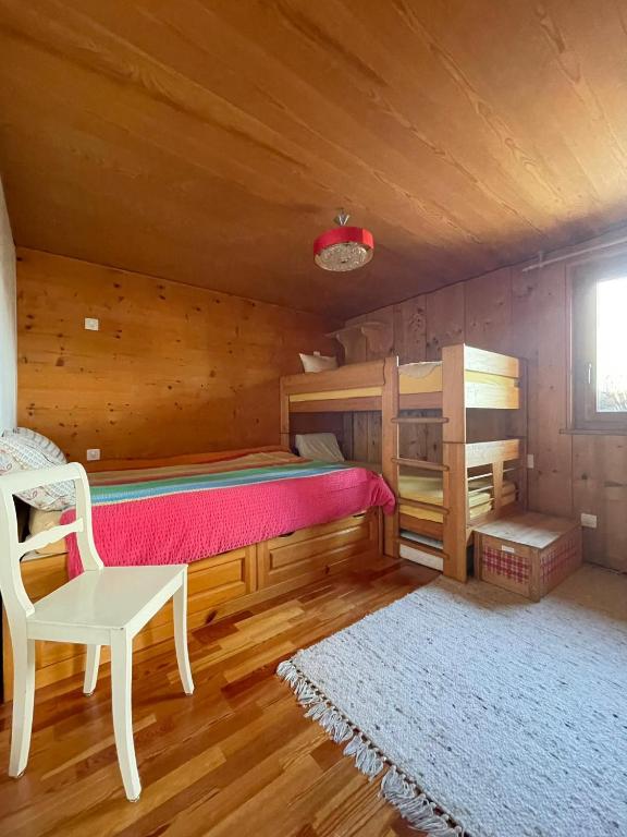 Postel nebo postele na pokoji v ubytování Alpenparadies