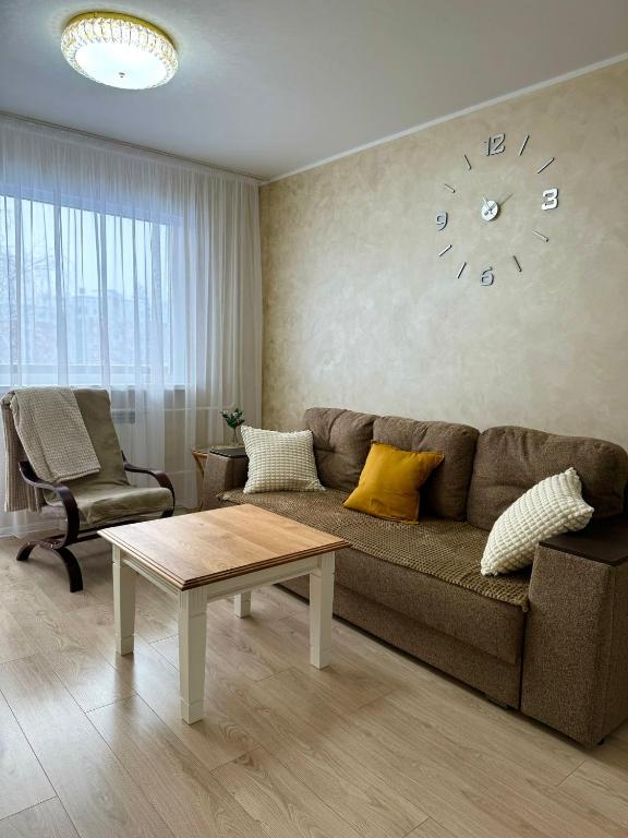 Posezení v ubytování Modi Line Apartments Valga
