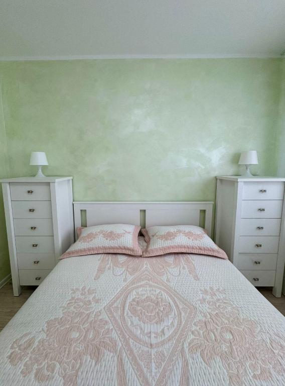 Postel nebo postele na pokoji v ubytování Modi Line Apartments Valga