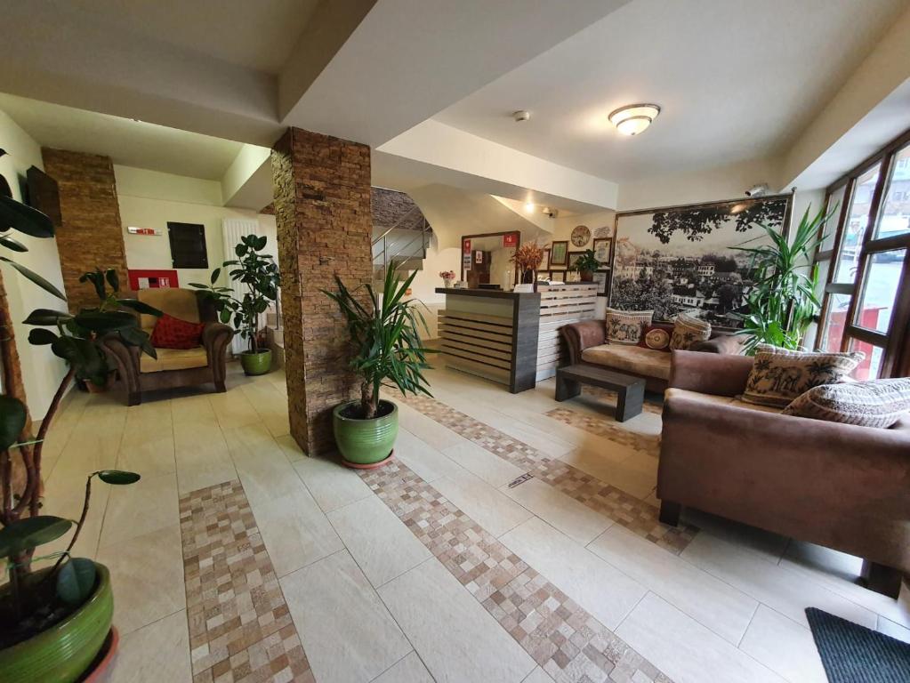 Posezení v ubytování Hotel Stogu