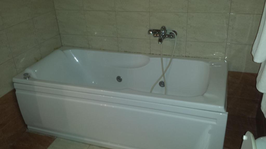 Koupelna v ubytování Hotel Ermis