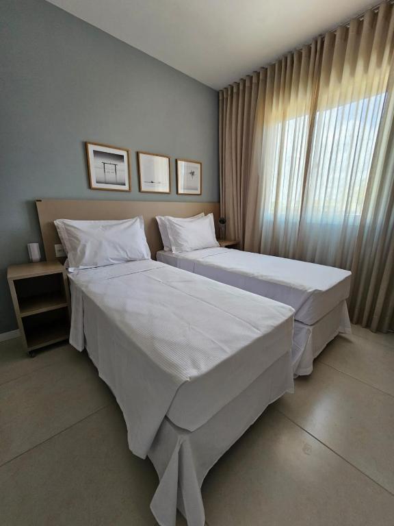 Postel nebo postele na pokoji v ubytování Aero Hotel Salvador Aeroporto