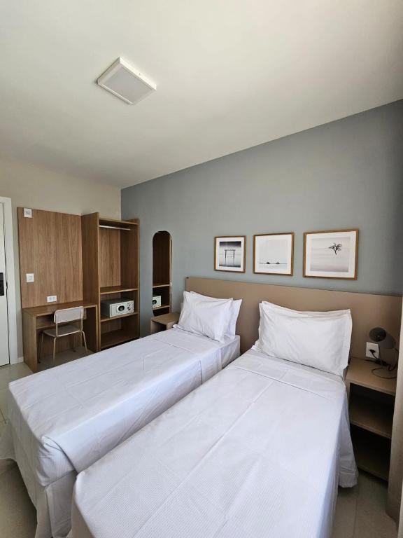 Postel nebo postele na pokoji v ubytování Aero Hotel Salvador Aeroporto