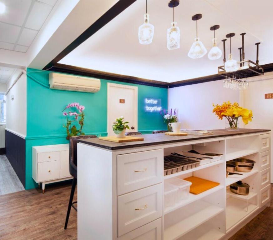 Nhà bếp/bếp nhỏ tại Pillows CoLiving