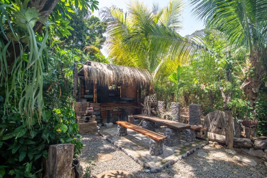 Zahrada ubytování Mangoforest Bali