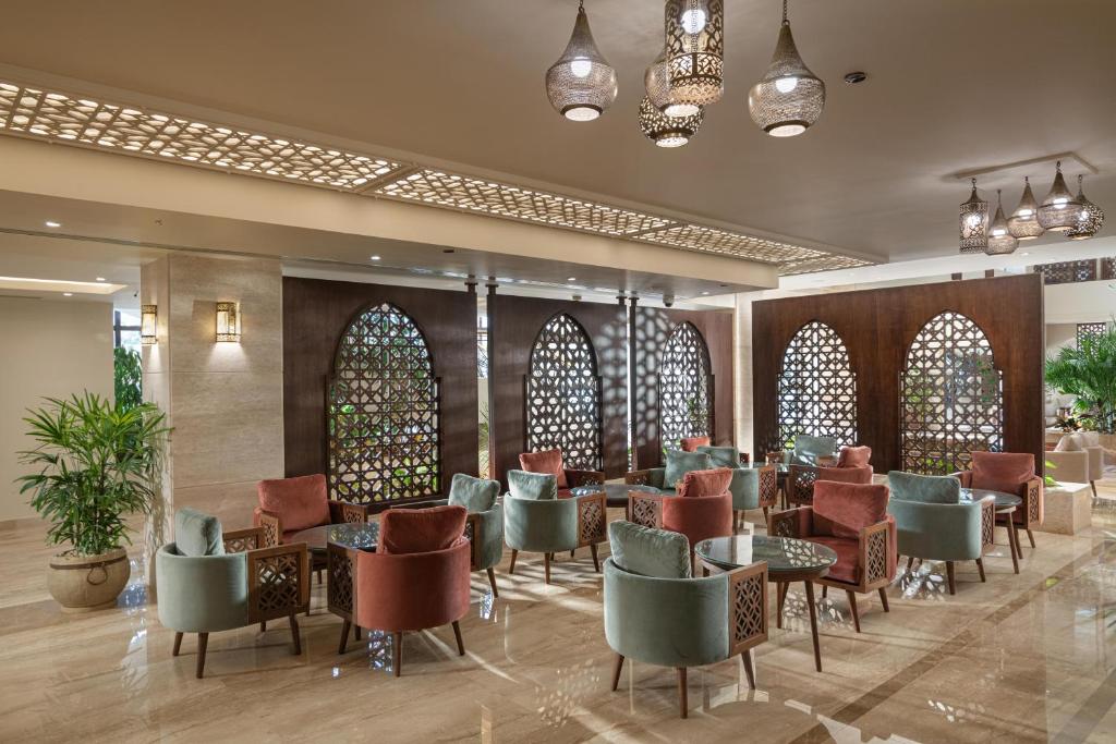 A seating area at Sultan Gardens Resort Sharm El Sheikh - Ultra All Inclusive