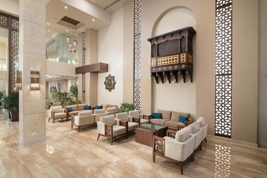 A seating area at Sultan Gardens Resort Sharm El Sheikh - Ultra All Inclusive