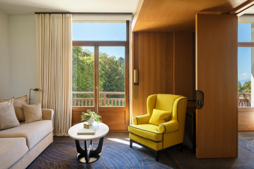 Posezení v ubytování Hôtel Royal