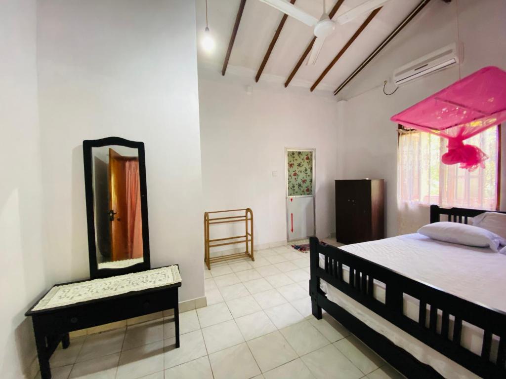 Ένα ή περισσότερα κρεβάτια σε δωμάτιο στο Chao Beach Villa