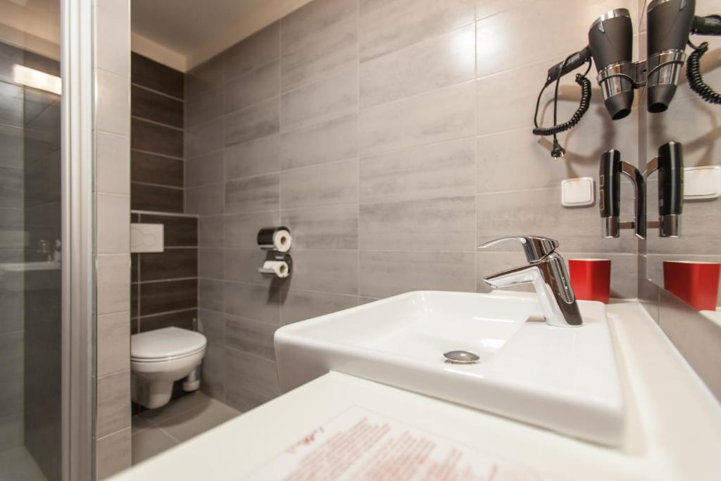 Koupelna v ubytování Hotelový dům Kaskáda - Bed and Breakfast