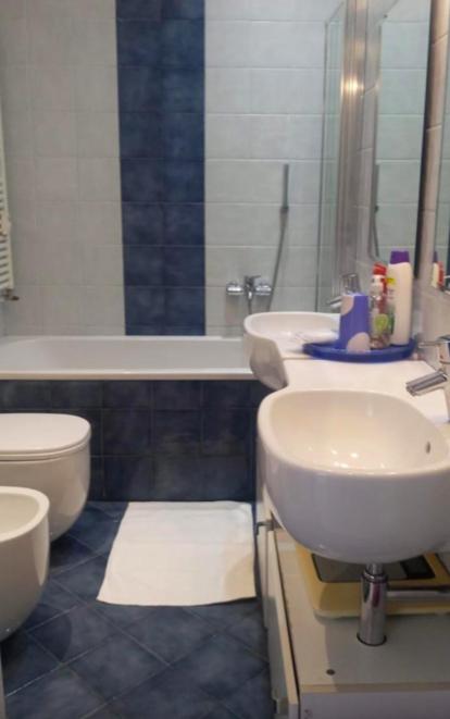 Koupelna v ubytování B&B Al Molo