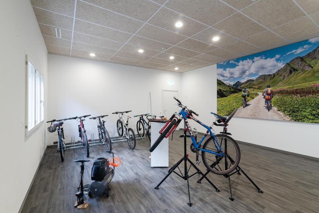 Fitness centrum a/nebo fitness zařízení v ubytování Motel Gottardo Sud