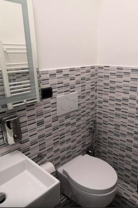 Koupelna v ubytování B&B Al Molo
