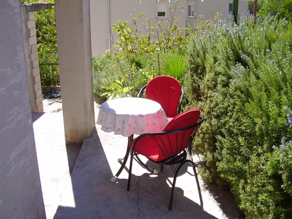 Vonkajšia záhrada v ubytovaní Petar Apartment