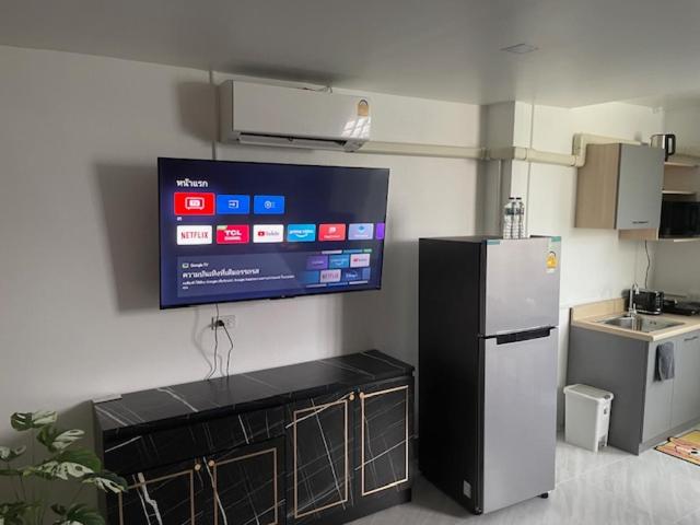 Kuchyň nebo kuchyňský kout v ubytování My Home