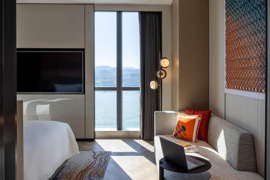 Grand Mercure Yichang Waitan - River View Ile Yönetici İkiz Oda