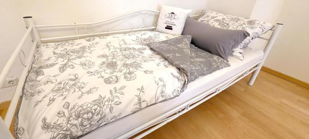 Postel nebo postele na pokoji v ubytování Ferienwohnung Elsasser
