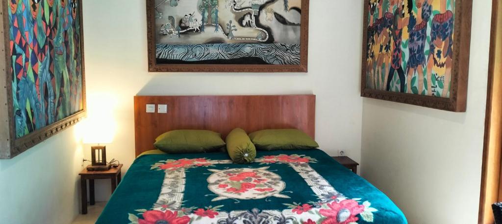 Postel nebo postele na pokoji v ubytování Villa Biyu Siyu