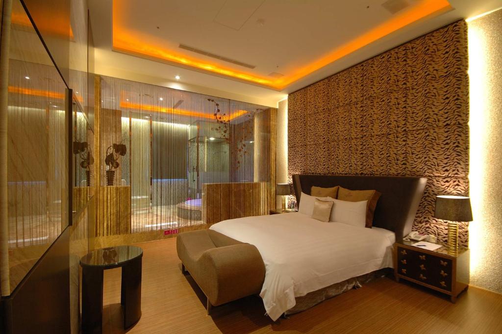Postel nebo postele na pokoji v ubytování Dubai Motel