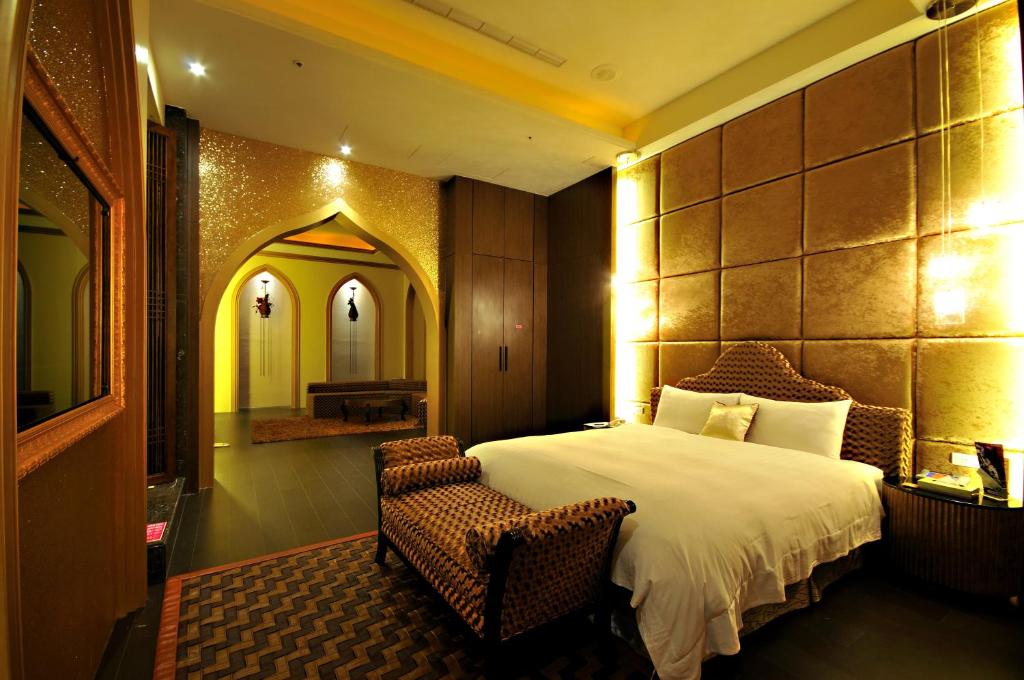 Postel nebo postele na pokoji v ubytování Dubai Motel