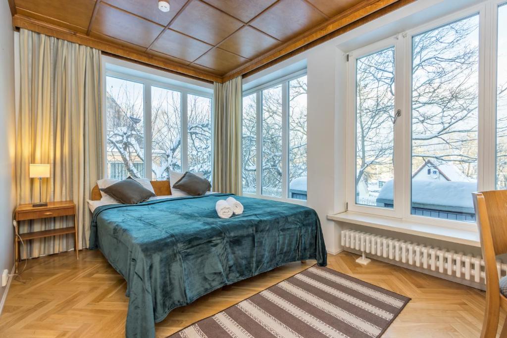 Postel nebo postele na pokoji v ubytování Kadriorg by Rikas Hotels