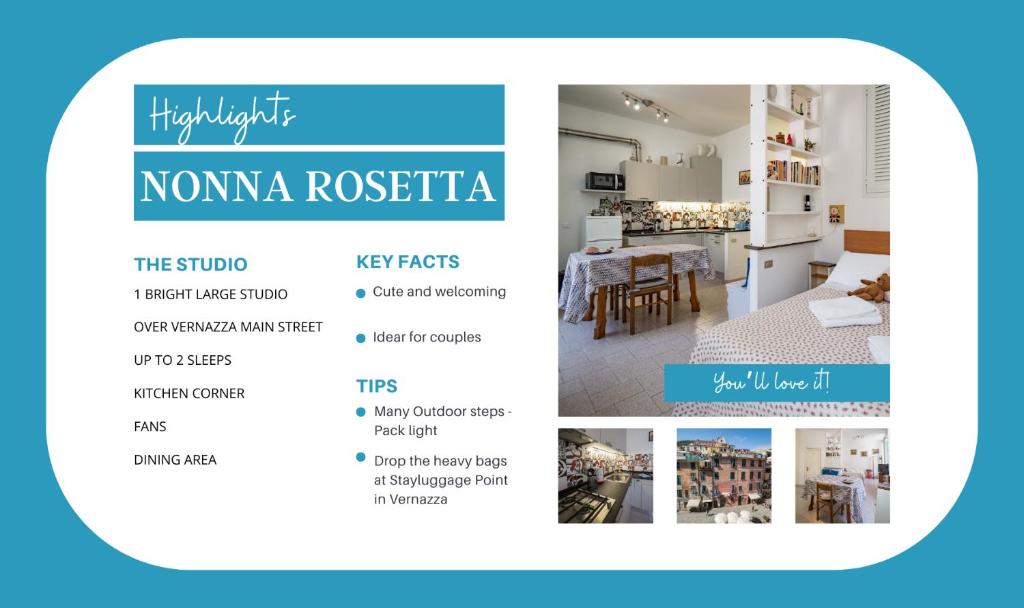 Zdjęcie z galerii obiektu Nonna Rosetta Traditional Studio w mieście Vernazza