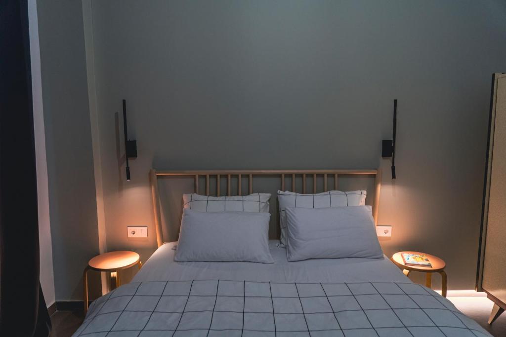 Postel nebo postele na pokoji v ubytování Ba & Bu Apartment 1