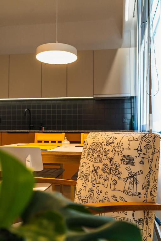 Kuchyň nebo kuchyňský kout v ubytování Ba & Bu Apartment 1