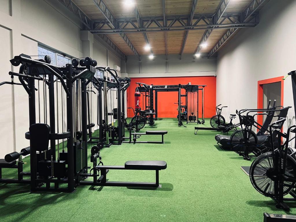 Fitness centrum a/nebo fitness zařízení v ubytování Borsa Rooms
