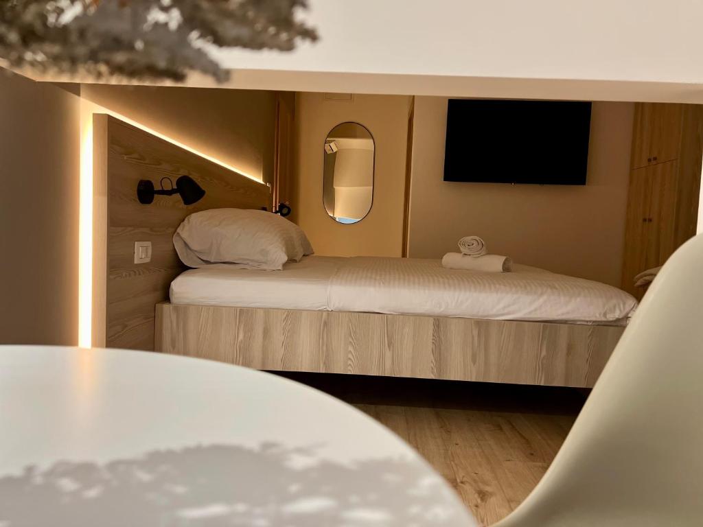 Postel nebo postele na pokoji v ubytování Borsa Rooms