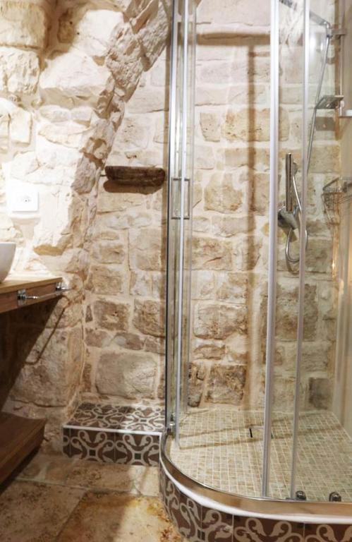 Koupelna v ubytování La Casetta b & b