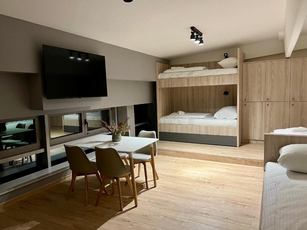 Postel nebo postele na pokoji v ubytování Borsa Rooms