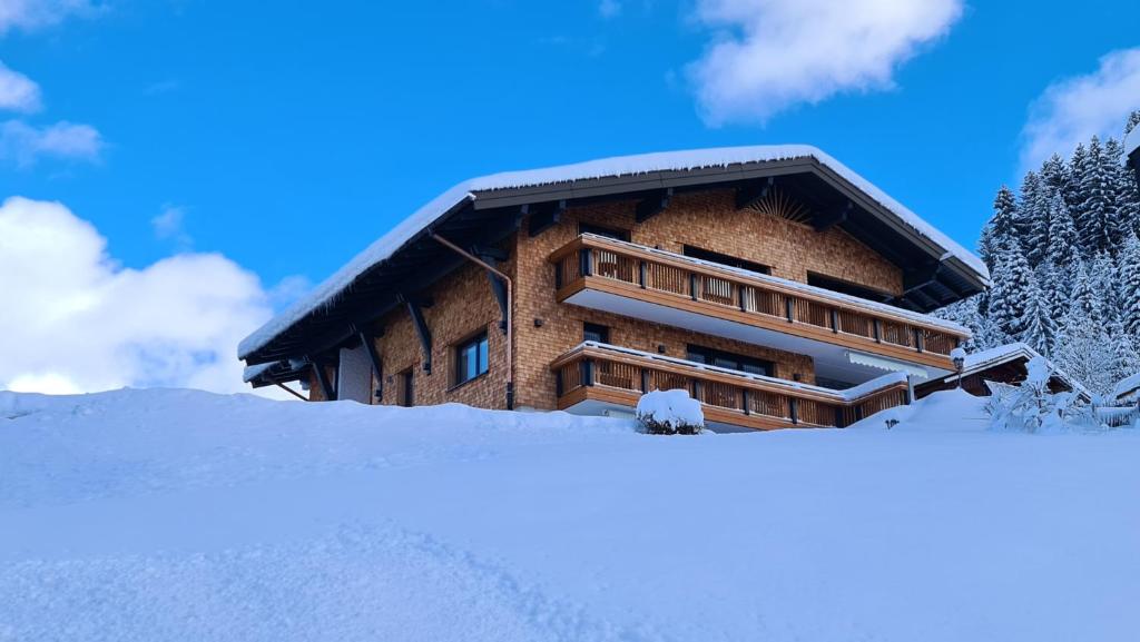 Haus Alpenglück v zimě
