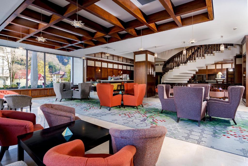 Posezení v ubytování Hotel International