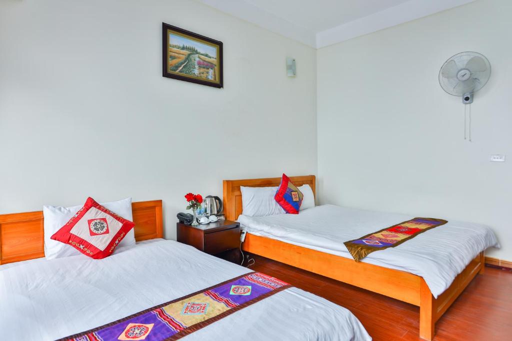 JOVILLE HOTEL SAPA - Standaard Twin Room Met Uitzicht Op De Bergen