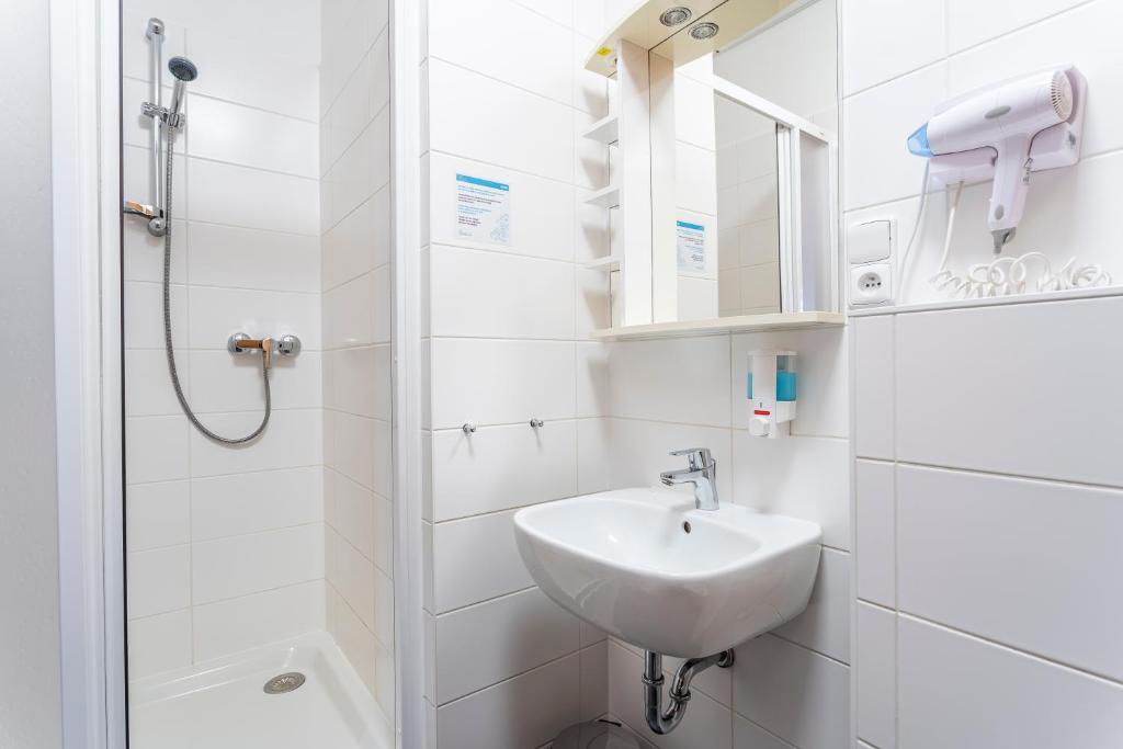 Koupelna v ubytování Apartmánový komplex Dagmar