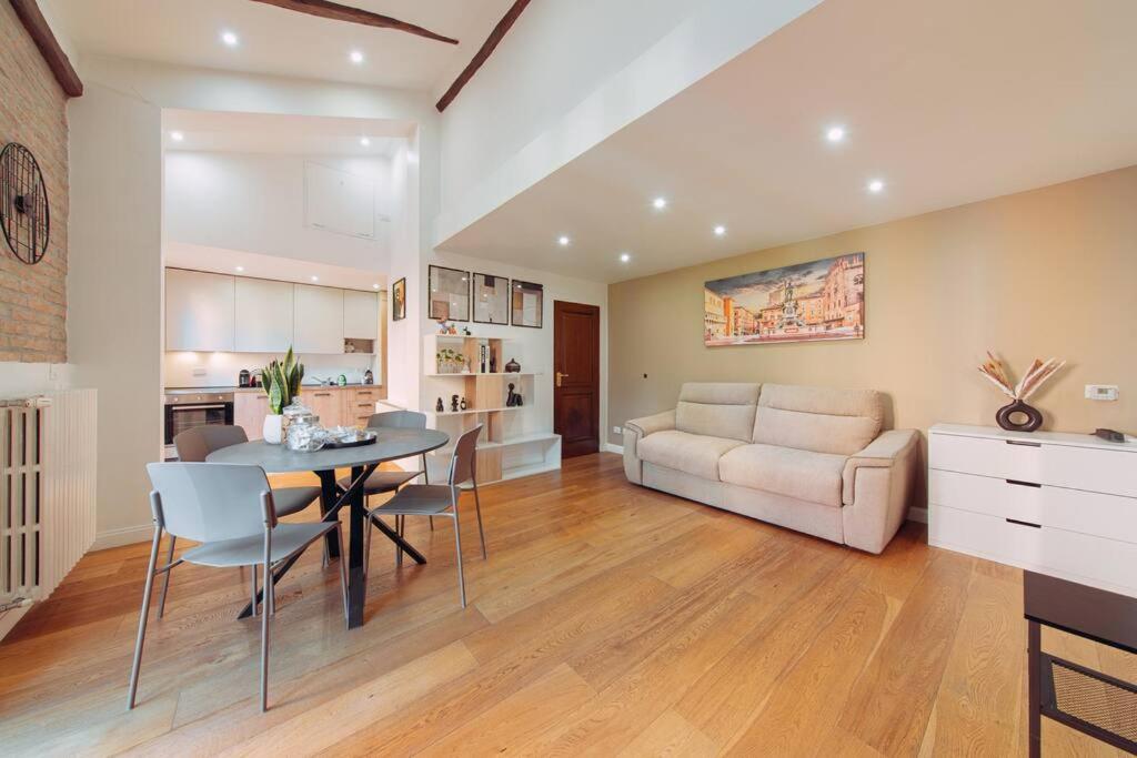 Posezení v ubytování Loft Santo Stefano-Sant’Orsola